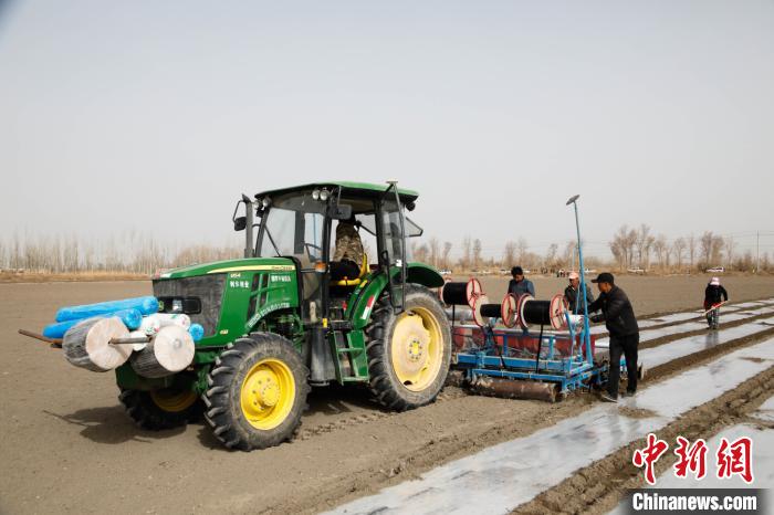 中国棉花主产区开始春播
